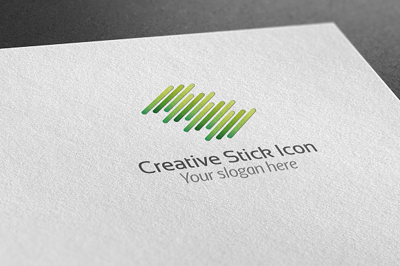 Creative Stick Icon Logo in Logo Templates - product preview 1