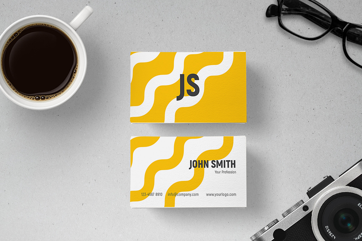 Abstract Business Cards in Business Card Templates - product preview 8