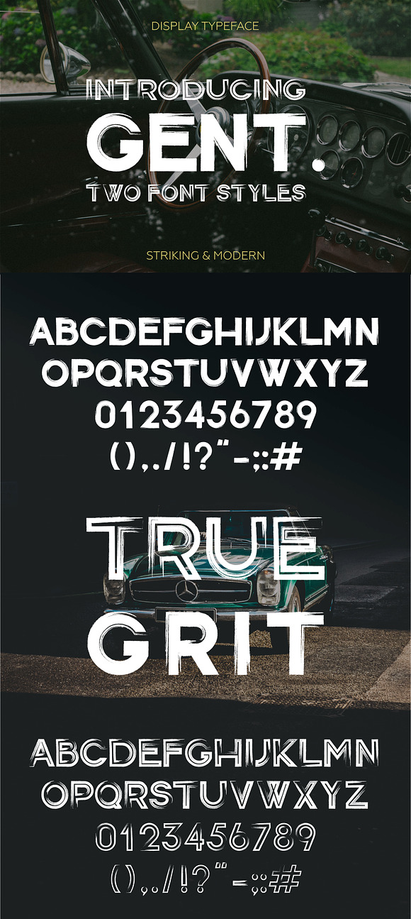 Gent. Display brushed typeface. in Display Fonts - product preview 8