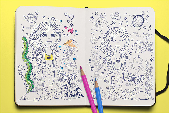 Little Mermaid collection. in Illustrations - product preview 5