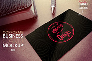 Corporate Business Card Mockup 2