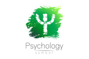 Modern logo of Psychology. Psi