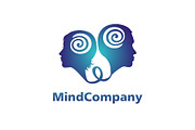 Modern head logo of Psychology