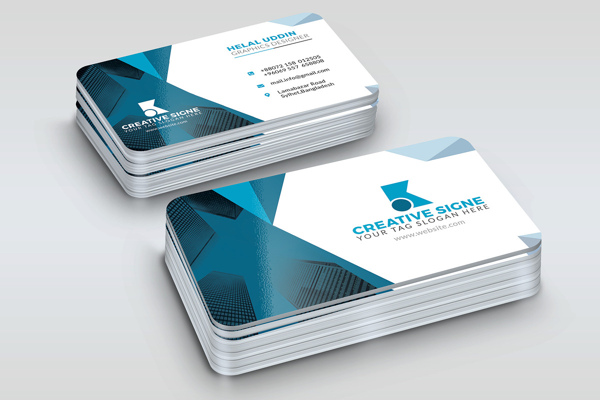 Creative Signe- Business Card in Business Card Templates - product preview 8