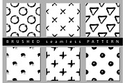 Vector Set seamless pattern with