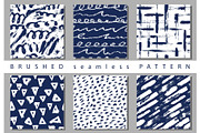 Vector Set seamless pattern with