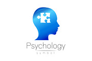 Modern head sign of Psychology