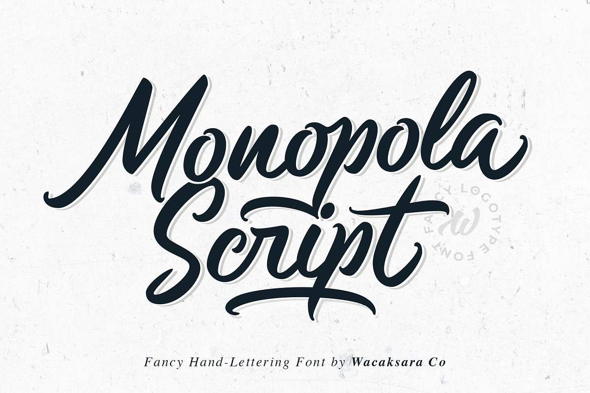 Monopola in Script Fonts - product preview 8