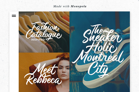 Monopola in Script Fonts - product preview 5
