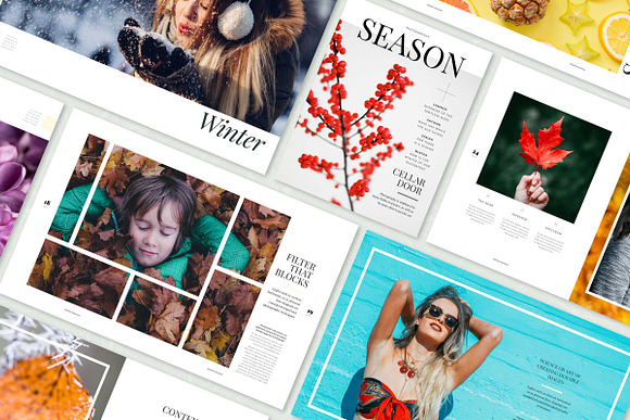 SEASON Photography Magazine Template in Magazine Templates - product preview 1