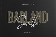 Barland Sevilla script & sans duo