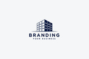  modern building logo template