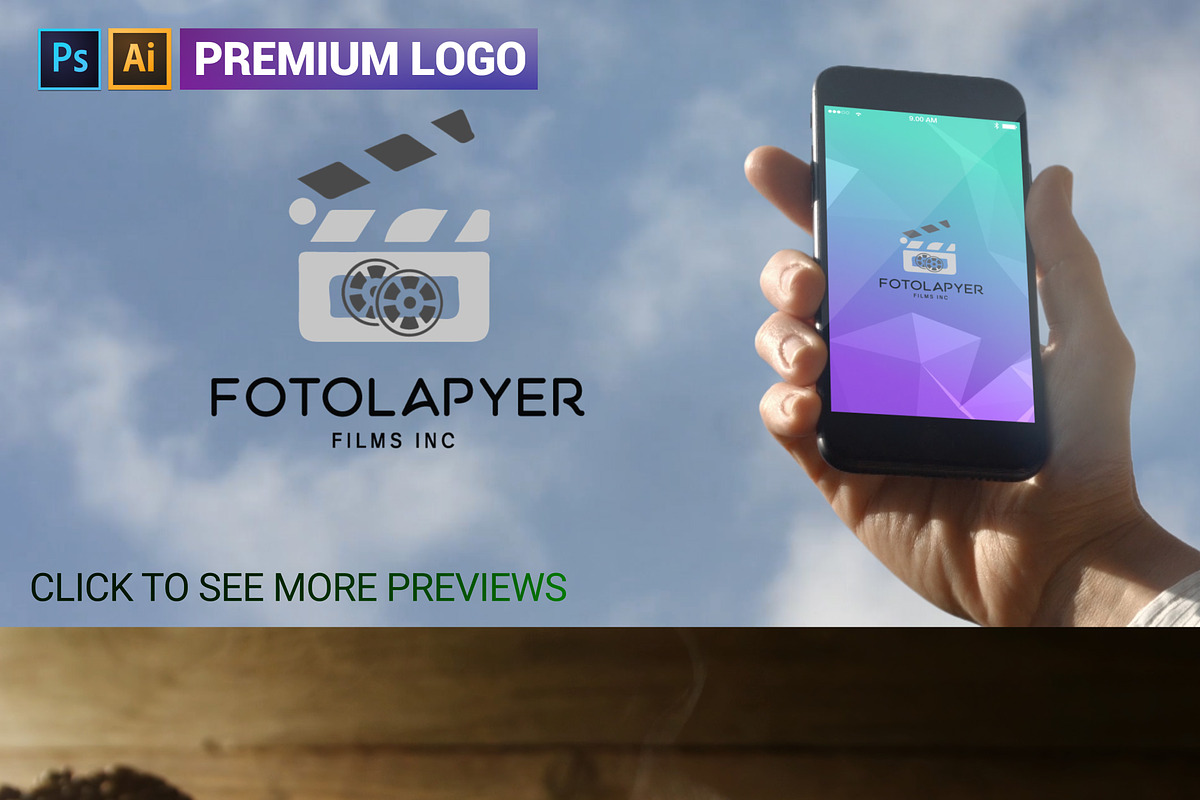 Camera, Movie & Film Production Logo in Logo Templates - product preview 8