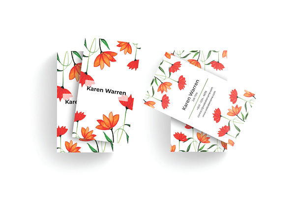 Elegant Floral Business Card v2.2
