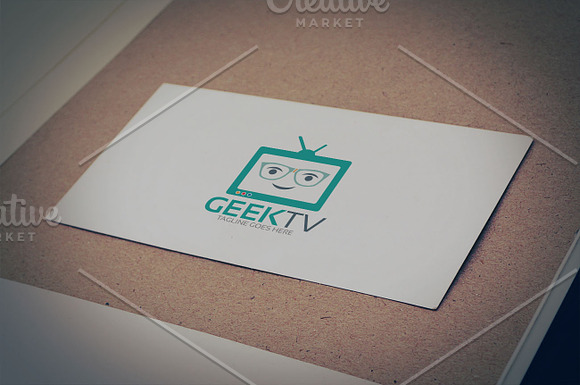 Geek TV Logo in Logo Templates - product preview 3