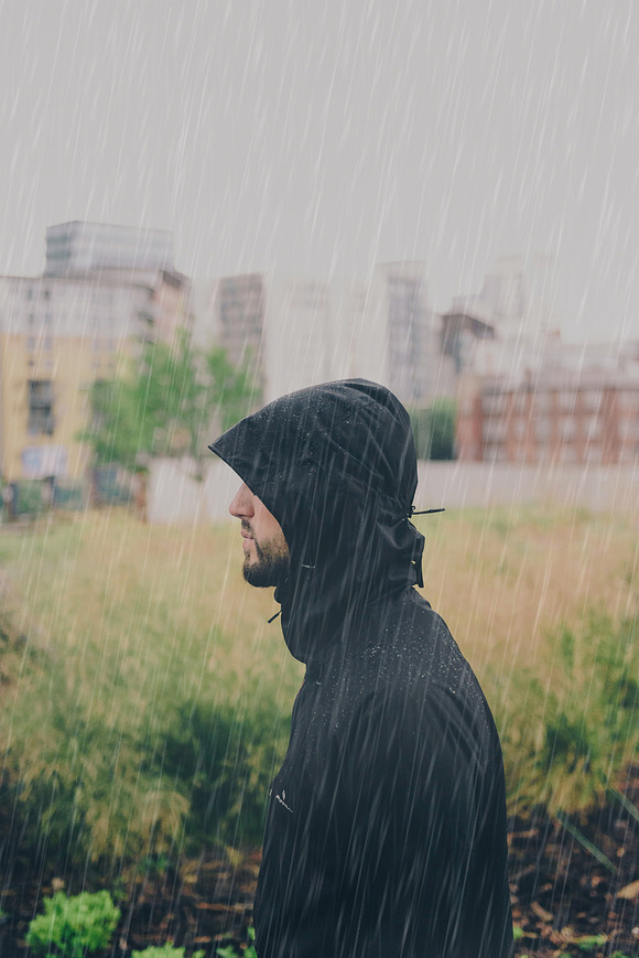 100 Rain Photo Overlays in Add-Ons - product preview 4