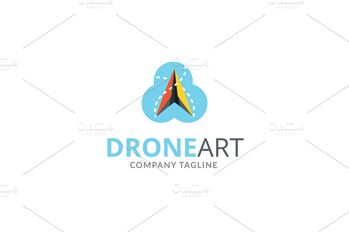 Drone Art Logo in Logo Templates - product preview 8