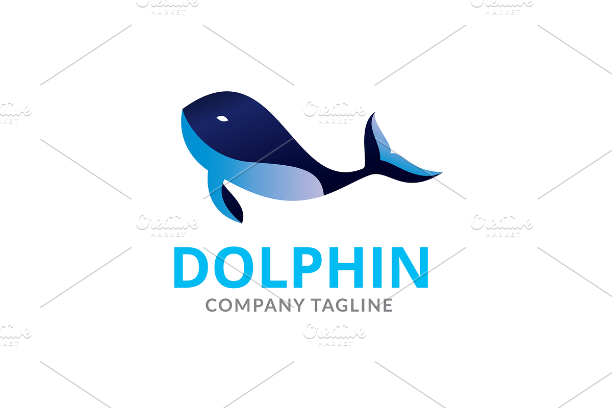 Dolphin Logo in Logo Templates - product preview 8
