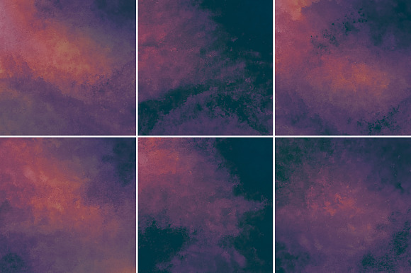Dark Watercolor Texture Backgrounds in Textures - product preview 2