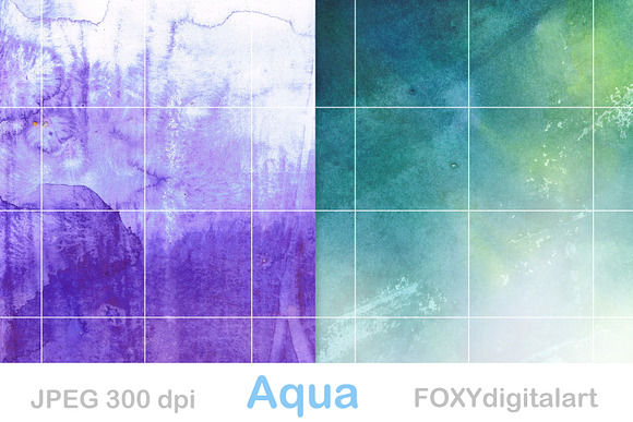 Watercolor Digital Papers Scrapbook in Textures - product preview 6