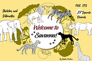 Savanna Animals clip art