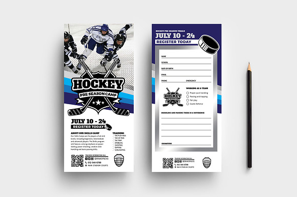 Ice Hockey Templates Pack in Flyer Templates - product preview 4