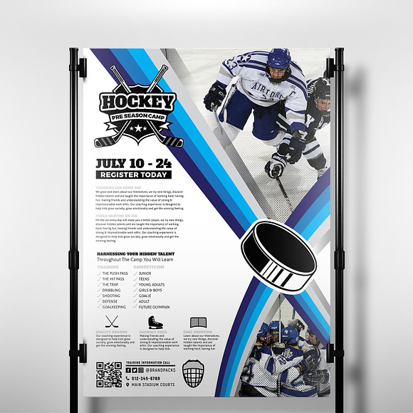Ice Hockey Templates Pack in Flyer Templates - product preview 10