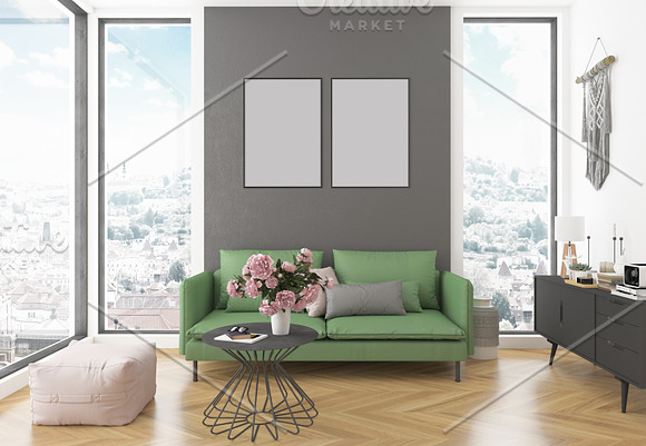 Interior mockup artwork background in Print Mockups - product preview 3