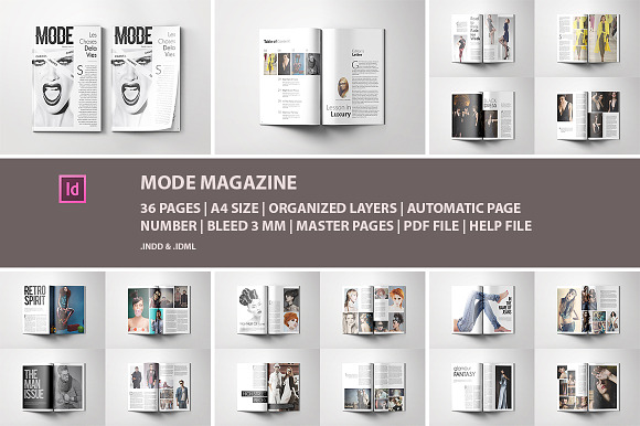 Magazine Bundle #1 in Magazine Templates - product preview 1