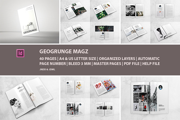 Magazine Bundle #1 in Magazine Templates - product preview 2