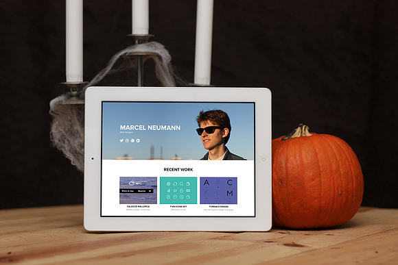 Halloween iPad & iPad mini mockups in Mobile & Web Mockups - product preview 2