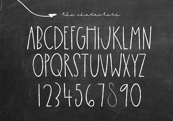 Chalkful - A Handmade Chalk Font in Chalkboard Fonts - product preview 1