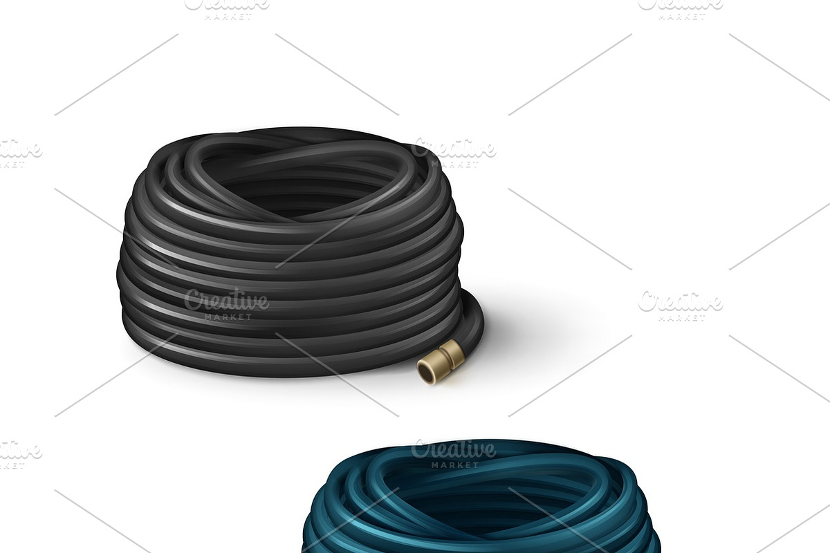 Rolled hoses for garden in Illustrations - product preview 8