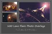 100 Lens Flare Photo Overlays