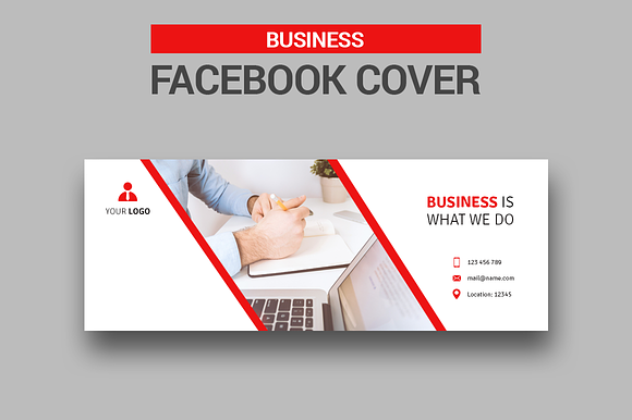 6 Business - Facebook Covers in Facebook Templates - product preview 1