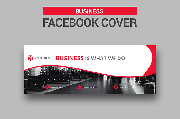 6 Business - Facebook Covers in Facebook Templates - product preview 5