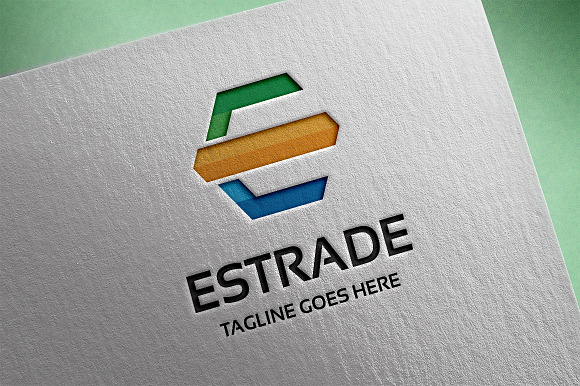 Letter E - Estrade Logo in Logo Templates - product preview 3
