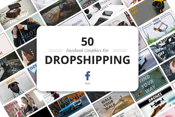 Dropshipping Graphics Bundle  in Social Media Templates - product preview 2