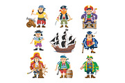 Pirate vector piratic character