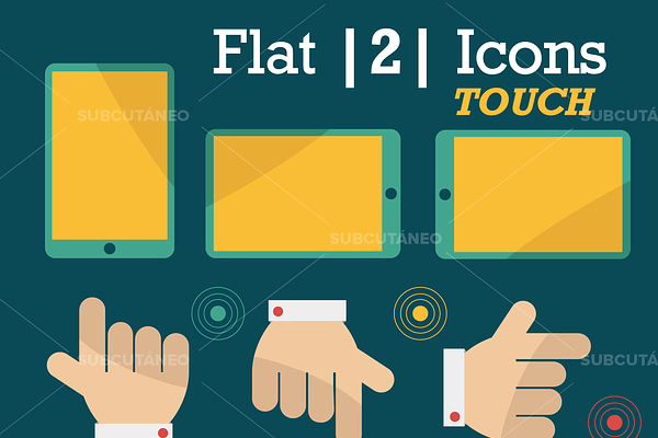Flat |2|  Icons (touch edition)