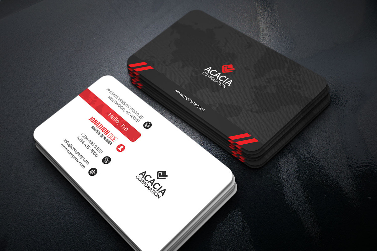 Anda Business Card in Business Card Templates - product preview 8