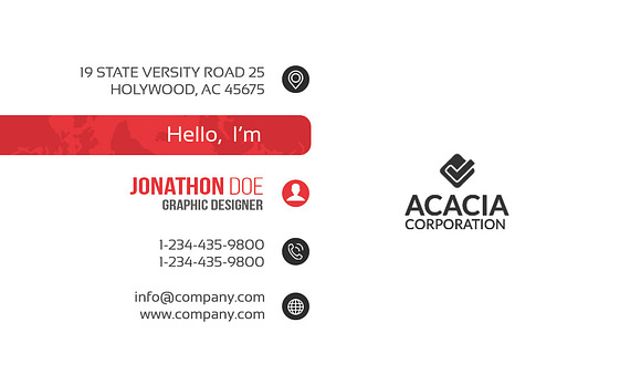 Anda Business Card in Business Card Templates - product preview 2