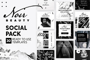Noir Beauty - Social Pack