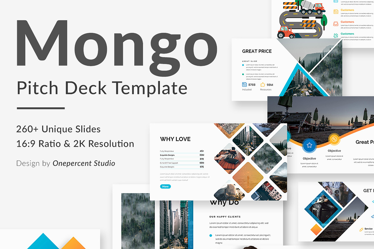 Mongo Pitch Deck Powerpoint  in PowerPoint Templates - product preview 8