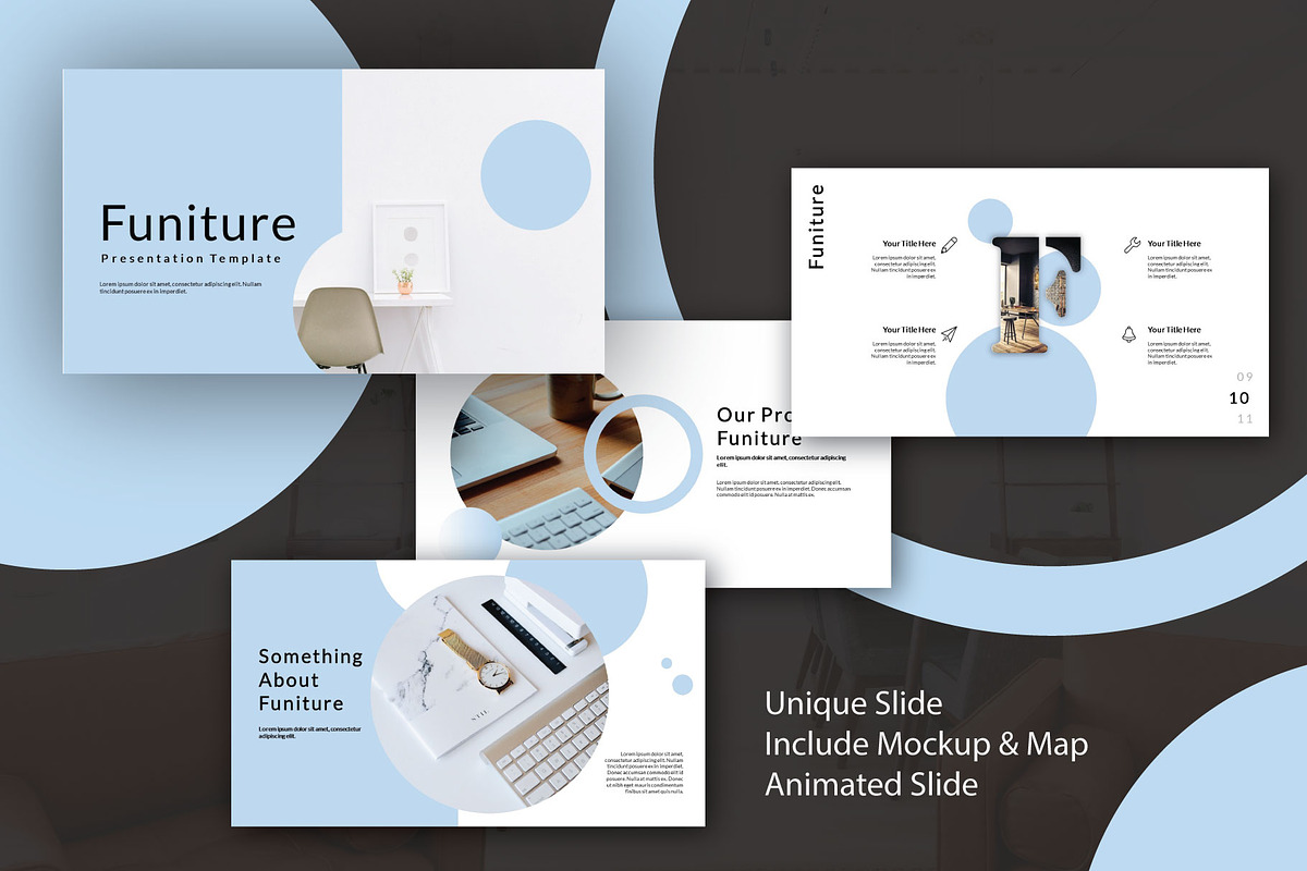 80%OFF- Funiture Powerpoint Template in PowerPoint Templates - product preview 8