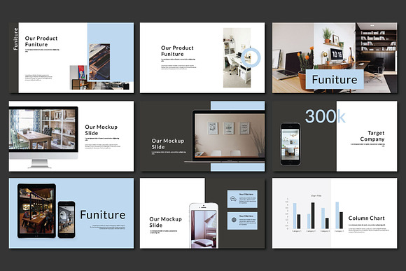 80%OFF- Funiture Powerpoint Template in PowerPoint Templates - product preview 5