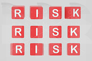 Risk letters cubes