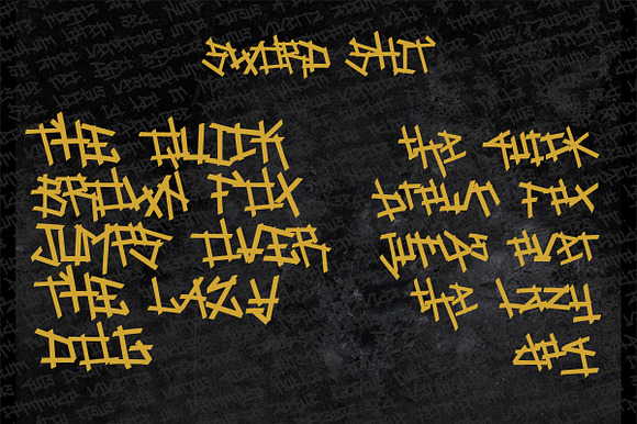 Sword Shit Font in Display Fonts - product preview 5