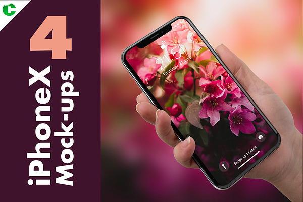 4 Phone X Mock-ups