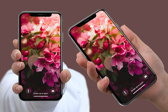 4 Phone X Mock-ups in Mobile & Web Mockups - product preview 6